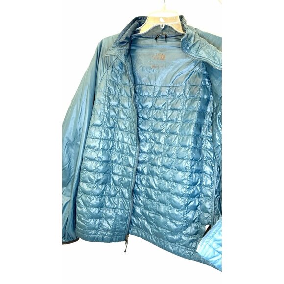 Men’s The North Face Thermoball Full Zip Long Sleeve Quilted Puff Green Jacket S - Picture 7 of 15